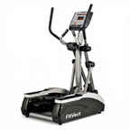FitVect Elliptical trainer with digital display on a white background